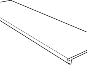 Gres de Aragon Ступень фронтальная Rodeno Round. Smooth Haya 33x120